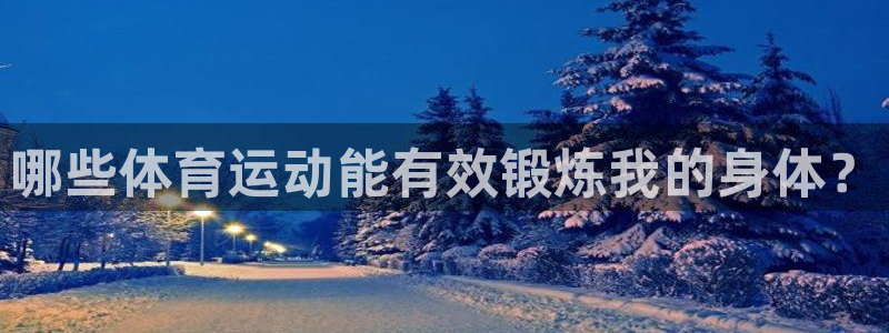 哪些体育运动能有效锻炼我的身体？